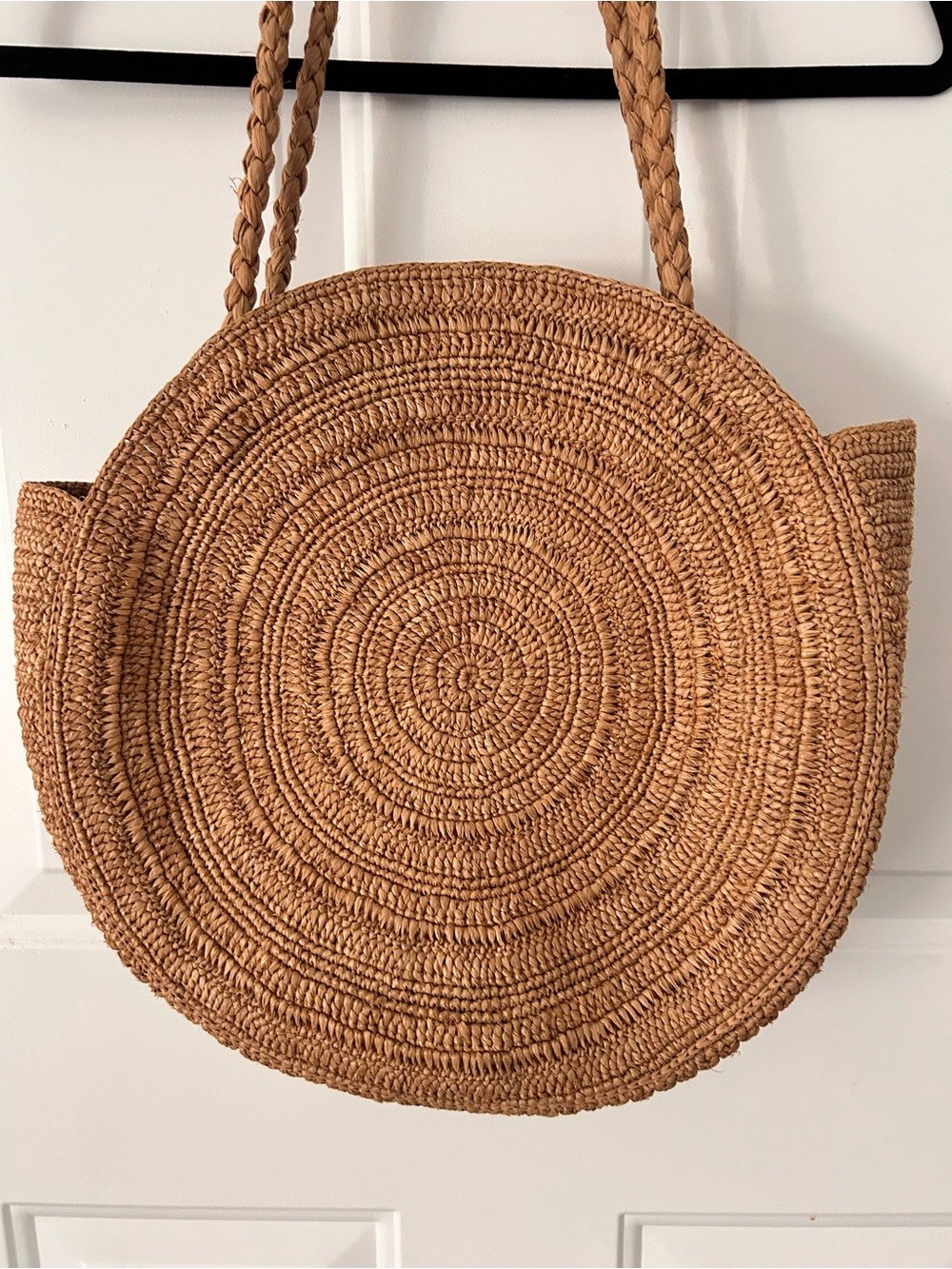 Sezane June Basket Bag Raffia with flowers 🌼 - Picture 12 of 13